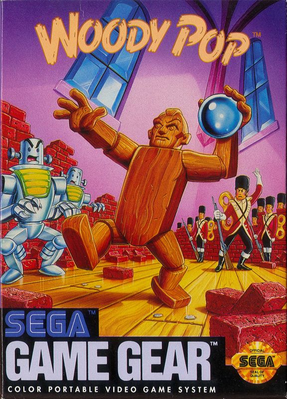 Woody Pop box art for Sega Game Gear